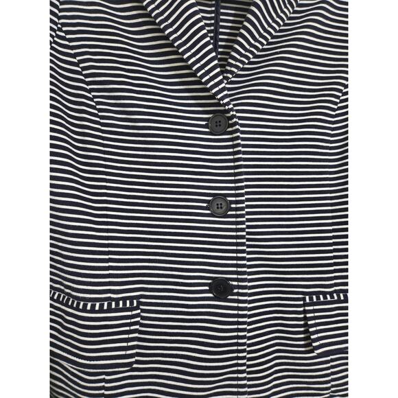 Talbots medium women's  striped buttoned blazer - Picture 2 of 9